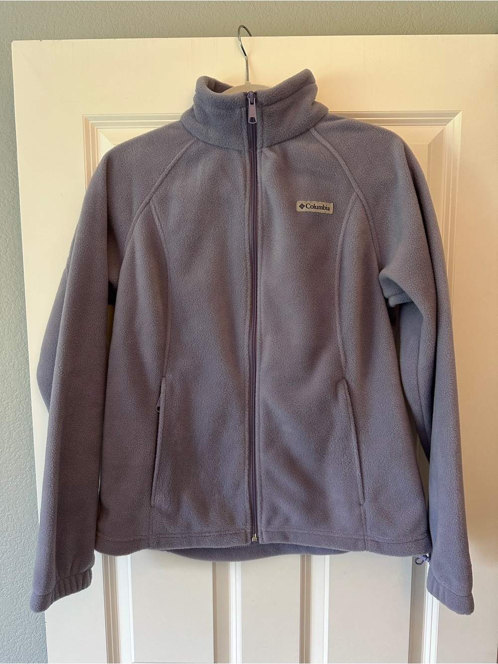 Columbia Women’s Lavender Full‑Zip Fleece Jacket